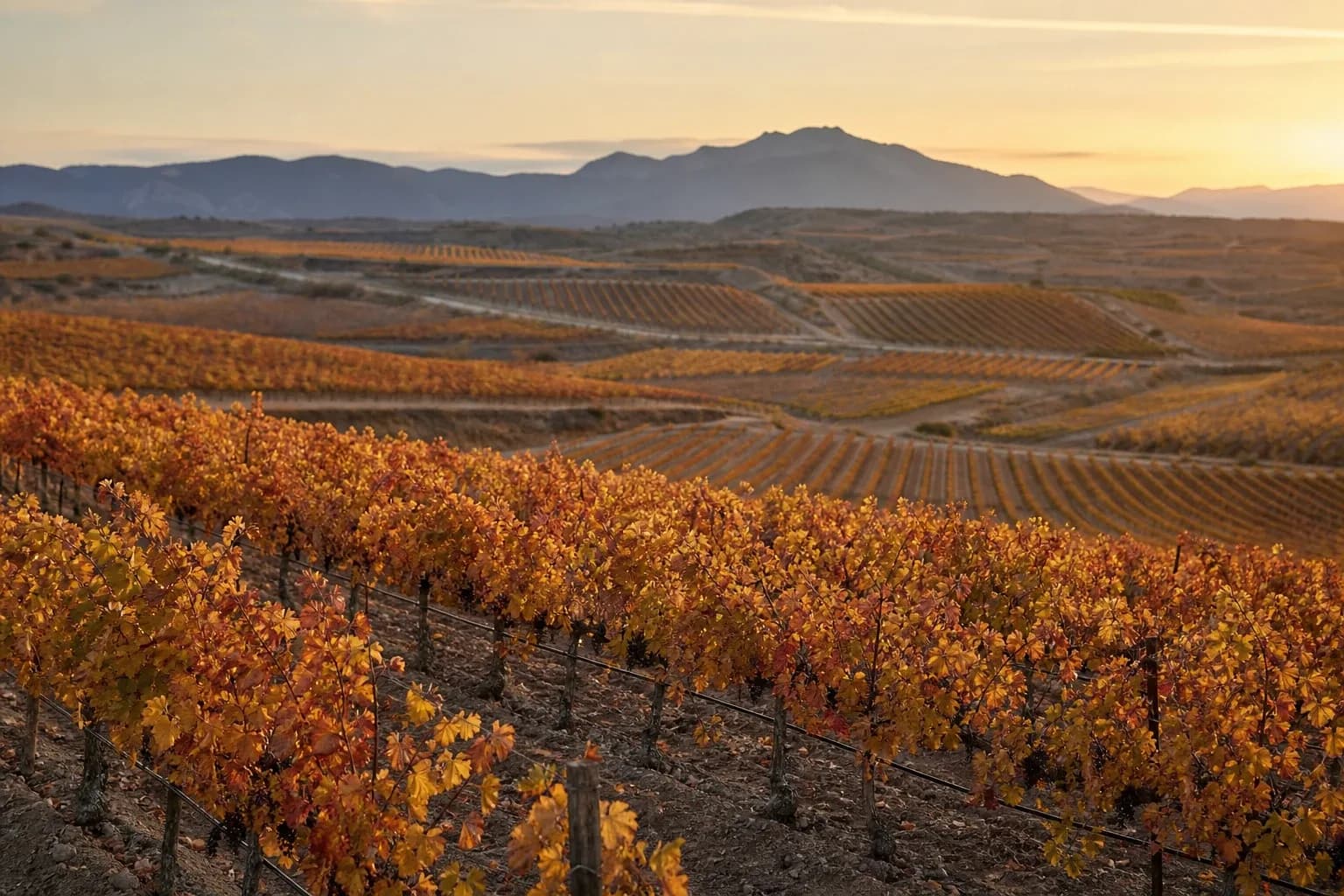 Viñedo en producción en Cenicero, Rioja Alta, La Rioja — foto 1