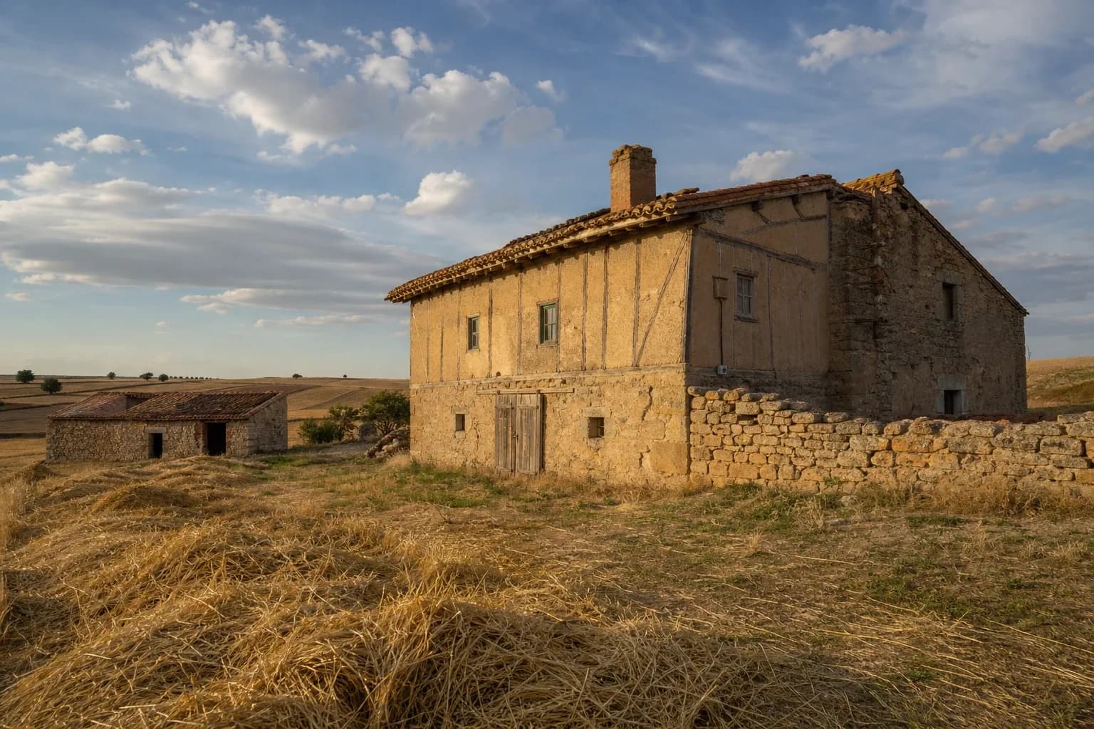 Granja agrícola con vivienda en Belorado, Burgos, junto al Camino de Santiago — foto 1